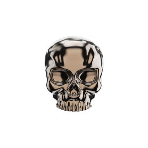 PopSockets Swappable PopGrip Luxe - Heavy Metal Skull / Tigers Eye