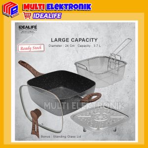 Idealife Panci Multi Fungsi IL-24MP / IL24MP / IL 24MP - Panci Serbaguna diameter 24cm