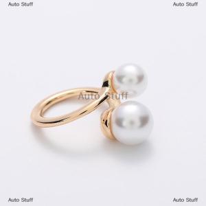 [COD] Auto Stuff เข็มกลัดมุกแฟชั่นสำหรับผู้หญิงผ้าพันคอหัวเข็มขัดรูปทรงเรขาคณิตสง่างามผ้าพันคอหัวเข็มขัดแหวนเครื่องประดับเสื้อผ้า