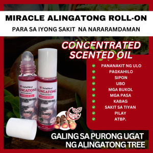 Alingatong 10ML Miracle Liniment Roll On Mentholated & Concentrated Migraine Insomia & Headache