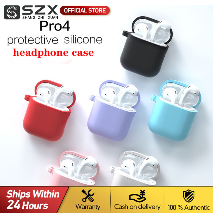 SZX Soft Silicone Protective Case AirPods Case inPods pro