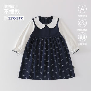 Girls Floral Dress Spring/Summer Fashionable Korean Style Princess Dress Sweet Doll Collar Baby Spring Dress