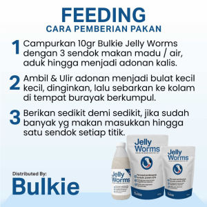 Pelet Burayak PREMIUM Untuk Larva Nener 500gr Pengganti Cacing Sutra Casut & Kutu Air Kutir Jelly Worms Protein Tinggi