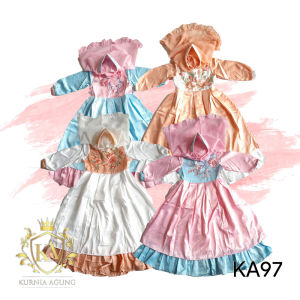Gamis Dress Baju Muslim Anak Perempuan 5 6 Tahun Dress Muslimah Pesta Mewah Princess Baju Pesta Murah KA97 Gamis Syarii Anak