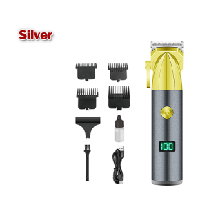 HIENA Electric Hair Clipper Digital Display USB Charging Power Push Shear Bald Carving Hair Clipper Cordless Trimmer HI-403