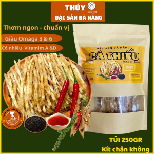 Khô Cá Thiều Que Sấy Gia Vị Túi 250gr Đặc Sản Đà Nẵng Thơm Ngon Chuẩn Vị