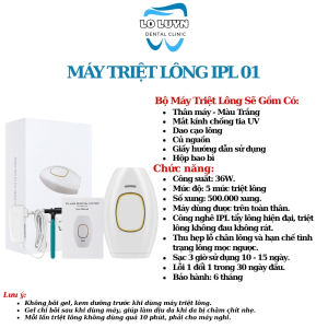 Máy triệt lông tại nhà IPL 01 máy triệt lông vĩnh viễn toàn thân lông tay lông ƞách vùng kín Đổi Mới 30 Ngày Đầu