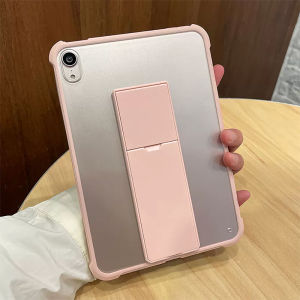 CrashStar Frosted Acrylic Foldable Stand Tablet Case For iPad Mini 6 iPad 9.7 5th 6th 2 3 4 Air 2 3 4 5 iPad Air 11 inch Pro 13 inch 2024 iPad 11 2025 10.2 7th 8th 9th 10th Gen iPad Pro 11 inch 12.9 inch Fashion Simple iPad Cover Casing Shell With Holder