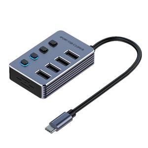 Aluminum USB3.0 Charging Adapter 4/7/10 Port for Efficient Data Transfer and Power Management