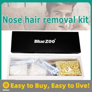 【Fast Shipping】 Nose Hair Removal Wax Kit Painless Easy Mens Nasal Waxing Nose Hair Wax Beans Cleaning Wax Kit Facial Hair Removal Nose Wax Kit