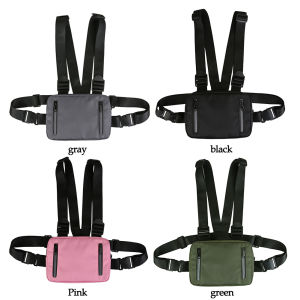 MOJOYCE Multi-function Waist Bag Men Women Vest Hip-Hop Street Travel Shoulder Pack