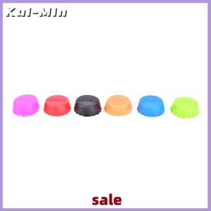 Kui-Min 6pcs Reusable Silicone Bottle Caps Beer Cover Soda Cola Lid Wine Saver Stopper