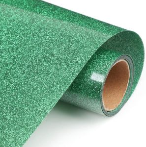 ** LOCAL SELLER**HTV Heat Transfer GLITTER Vinyl Roll Permanent Adhesive T-Shirts Iron on Vinyl Heat FilmGlitter Heat Transfer Vinyl: Add Sparkle to Your Creations