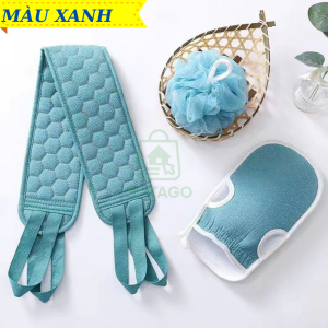 Combo Tắm Sạch - Da Mịn 3 Trong 1 -Set Làm Sạch Toàn Thân 3 Món -Bộ Spa Tại Nhà - Chăm Sóc Da Toàn Diện