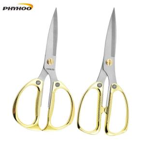 PHYHOO Heavy‑Duty Stainless Steel Alloy Scissors Multi‑Purpose Household Strong Cutting Scissors