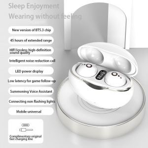 S800Invisible Headphones TWS Bluetooth-Compatible 5.3 Earphones Wireless HIFI Stereo Noise Reduction Earbuds
