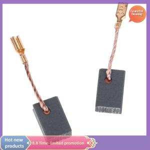 Graceful 10Pcs Copper Motor Carbon Brushes Kit For Angle Grinder 6x8.5x13.5mm