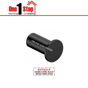 🔥MODERN MATTE BLACK 304 S/STEEL ROBE HOOK CLOTHES HANGER
