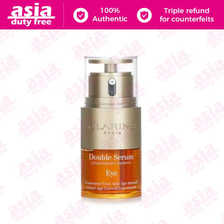 Clarins Double Serum Eye Global Age Control Concentrate 20ml Lazada Ph 