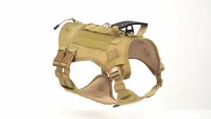 Heavy DutyTactical Leash Set Dog Harness for Large Dog No Pull AdjustableHarness Reflective Service Training Easy Control2026
