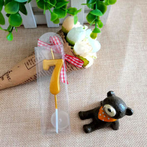 0-9 Number Candle Birthday Golden Candle Birthday Party Advanced Cake Number Cake Candle