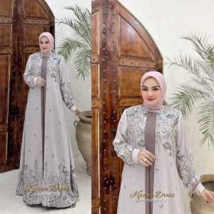 gamis kirana dress gamis motif terbaru amore by ruby gamis busui friendly