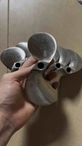 chân vịt inox thái 5.5hp ( cốt ngay) lỗ ren 14mm chân vịt 2 cánh inox 304 (gx160)