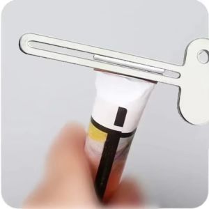 OOC 10Pcs Manual Toothpaste Squeezer Portable Hand Rolled Metal Tube Wringer Compression Tool Durable Tube Squeezer Bathroom
