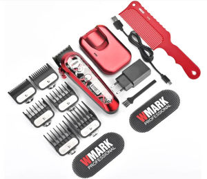WMARK NG-130 Patented Design Wireless Charging Hair Clipper Professional Barber Tools Type-C Interface Hair Cutter With Base