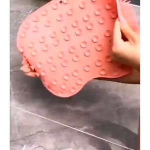 Tấm Chà Lưng & Cọ Chân Silicon Dán Tường – Tạo Bọt Nhanh Massage Thư Giãn Giảm Mệt Mỏi Chuẩn Spa Tại Nhà