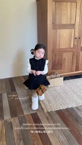 Jenny Childrens Clothing Autumn Baby Girl Quilted Vest Dress Infant Stylish Clothes Warm Romper Dress