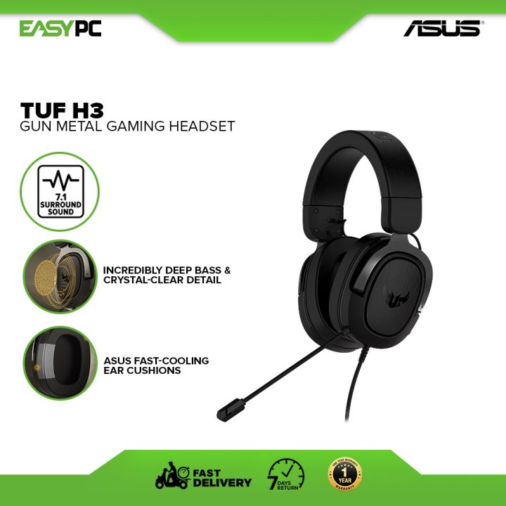 ASUS TUF GAMING H3 Wired Gaming Headset with Virtual Surround