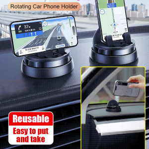 โครงรองรับ ทนต่อแรงกระแทก ที่วางโทรศัพท์มือถือแบบหมุนในรถยนต์ นาโนเจล การหมุนที่ปลอดภัย เลื่อนตําแหน่ง