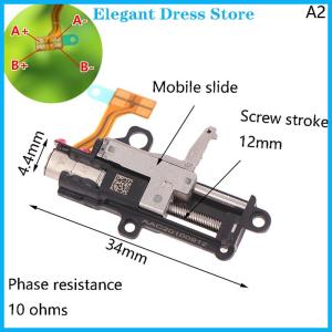 [K&P Elegant]👗👗 Precision Planetary Deceleration Lift Mini Push Rod Motor DC3V Screw Slide Stepper Motor Long Linear Actuator