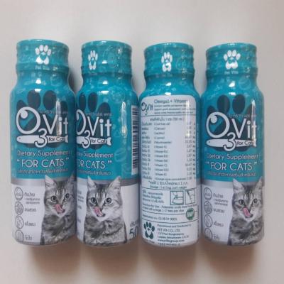 วิตามินบำรุงแมวอ้วน กระตุ้นภูมิ O3Vit 50ml [4ขวด]