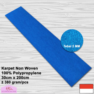 Miralon Karpet polos non woven felt kerajinan tangan anak DIY hand craft bludru 30 cm x 200 cm - NMs