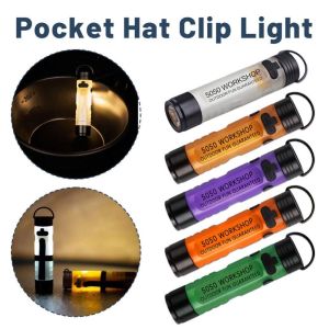 SJJL Ánh sáng mạnh Đèn pin mini bỏ túi Độ bền cao Móc từ tính Đèn pin LED hợp Di động Có thể sạc lại Đèn kẹp chìa khóa Cắm trại