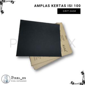 Amplas Kertas Lembaran Varian Nomor Grid Per Pack isi 100 Expander