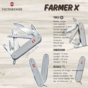 Victorinox Farmer X (Alox Silver) | Multi-tool