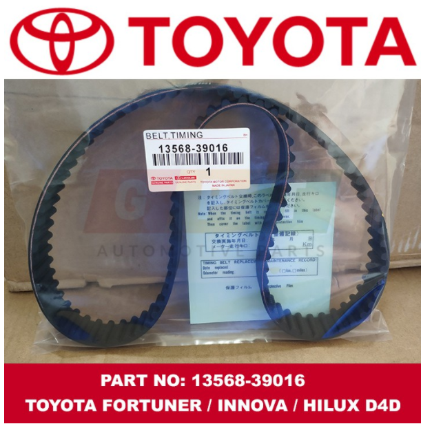 Toyota Innova Timing Belt Toyota Fortuner Timing Belt Toyota Hiace