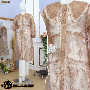 YESAYA Outer Brukat Full Bordir Outfit Kondangan Atasan Brukat 26547 / 26554