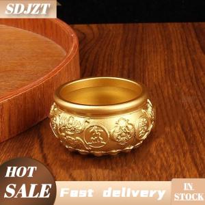 SDJZT Cornucopia Brass May Mắn Thu Hút Sự Giàu Có May Mắn Sức mạnh Ma Thuật Kho Báu Bát Máy Tính Để Bàn Nhỏ Trang Trí Trang Trí Nội Thất