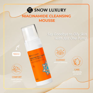 Snow Luxury Niacinamide Facial Cleansing Foam Moisturizing Brightening Anti-Acne Care 150ml