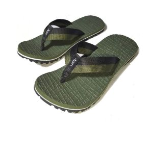 Outdoor slippers SANTH058 2way fatigue x black strap with fatigue slipsole (Available Sizes  5 6 7 8 9 10 11 12.)