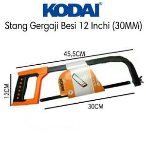 GAGANG STANG Gergaji Besi Gagang Geraji + Free Mata Graji 12 Inch Kodai GBP-01