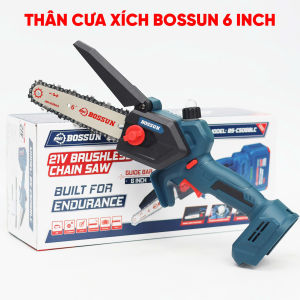 Máy Cưa Pin Boshun BS-CS06BL Không Chổi Than Lam Xích 6in Tra Dầu Tự Động Tặng Đầy Đủ Phụ Kiện