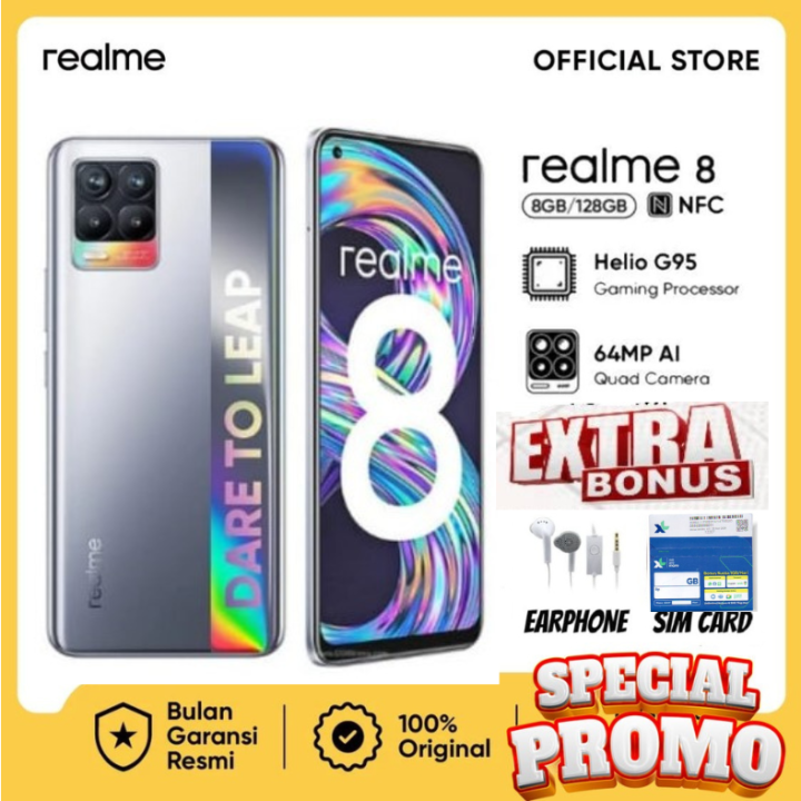 HP realme RAM 8/128GB [Super AMOLED 64MP AI Quad Camera Helio