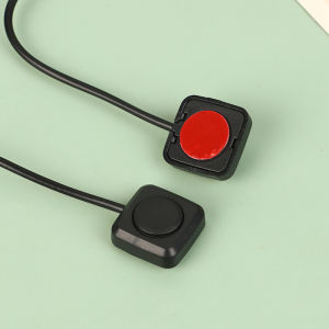 [Leo Stores] Hot Sale 1ชิ้นปุ่มกดเปิดปิดชั่วขณะสวิตช์พลาสติกสีดำ12V 24V ปุ่มเตือนรถ DIY ไฟฉายติดพื้นผิวสวิตช์ปุ่มขนาดเล็ก