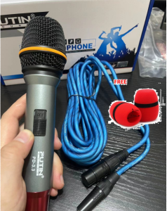 New Brand Putin With Free Foam PD-3.3 Universal Professional Legendary Heavy Duty Wired Vocal Microphone Matel Body 10M Cable
