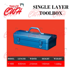 PRC TUOSEN 360MM 420MM 1LAYER METAL TOOLBOX TOOL BOX STORAGE ORGANISER ORGANIZER CWH TOOLS SDN BHD CWH TOOLS TRADING CWH GROUP
